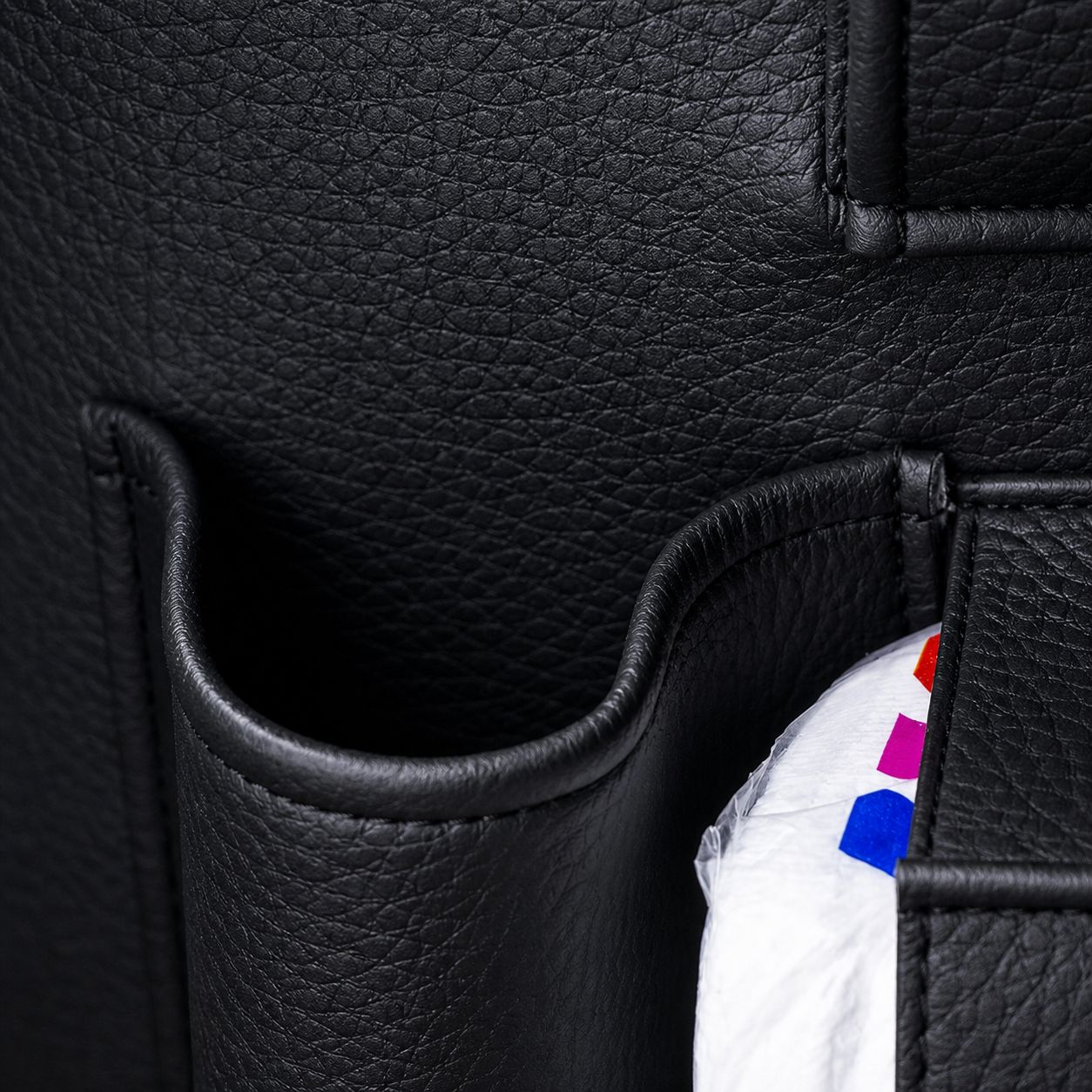 کیف و نظم دهنده پشت صندلی چرمی خودرو